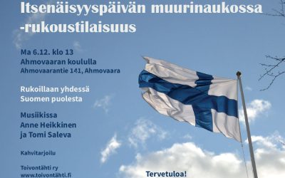 Itsenäisyyspäivä muurinaukossa – rukoustilaisuus 6.12.2021